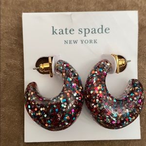 Kate spade glitter earrings